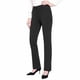 thumbnail image 1 of Pantalones de vestir Prolriy para mujer, rectos, formales, con bolsillos, cintura alta y trabillas, ideales para negocios y ocio, color negro XXXL., 1 of 4
