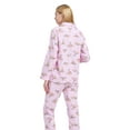 thumbnail image 5 of GLOBAL Womens Flannel Cotton Pajama Set Long PJs Flannel Loungewear Sleepwear,Size S-3XL, 5 of 5