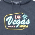 thumbnail image 3 of Instant Message - Las Vegas - Men's Pullover Hooded Fleece Sweatshirt, 3 of 7
