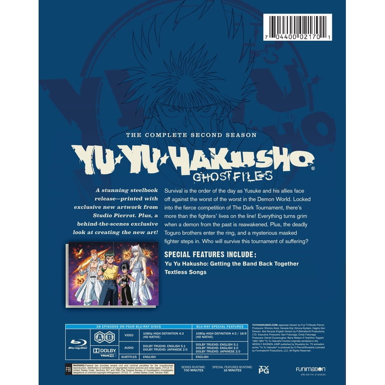 Yu Yu Hakusho: Season Two (Steelbook) - Walmart.com