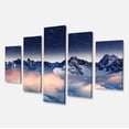 thumbnail image 2 of Milky Way Over Frosted Mountains - Impression sur Toile Paysage, 2 of 3