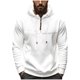 thumbnail image 2 of pstuiky mangas largas para hombre, Sudadera con capucha y cremallera de color liso para hombre, jersey de manga larga, sudaderas con capucha camisetas de hombre s, 2 of 9