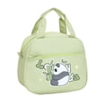 thumbnail image 2 of Cartoon Panda Thermal Lunch Tote Bag, Leakproof Waterproof Insulated Cooler Bag with Front Pocket for Daily Meal Storage, 2 of 6