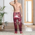 thumbnail image 6 of Haiem Surreal Pink Headphones Men's Pajama Pants Ultra Lightweight Pjs Bottoms Sleepwear Bottom Pants With Pocket Drawstring-XX-Large, 6 of 7