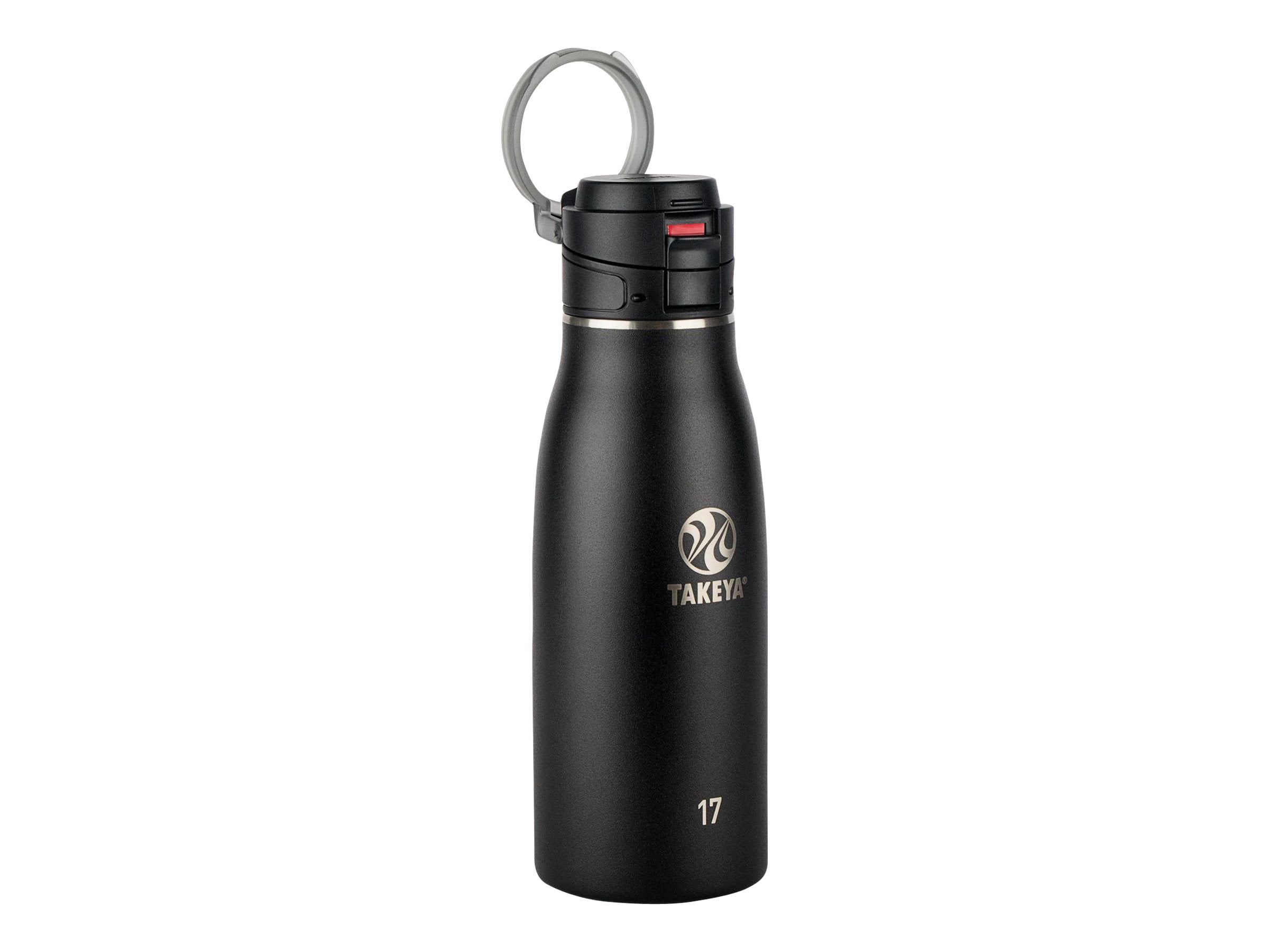 Takeya Traveler - Thermal bottle - Size 2.97 in - Height 8.9 in - 0.1 gal - black
