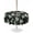Black, variant on Outdoor Tablecloth with Umbrella Hole for Patio/Picnic/Party/Camping, Black Summer Botanical Waterproof Table Cloth Round Cover Washable, Green Spring Floral Birds Farmhouse (Dia 60")