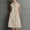 *Beige, variant on ClodeEU Women's Collared Sleeveless Button Down Linen Midi Dress,Casual Sundress with Pockets Beige,Women's Plus L