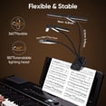 thumbnail image 2 of Soporte de música Javik, recargable, tipo C, táctil, negro, 2 of 8