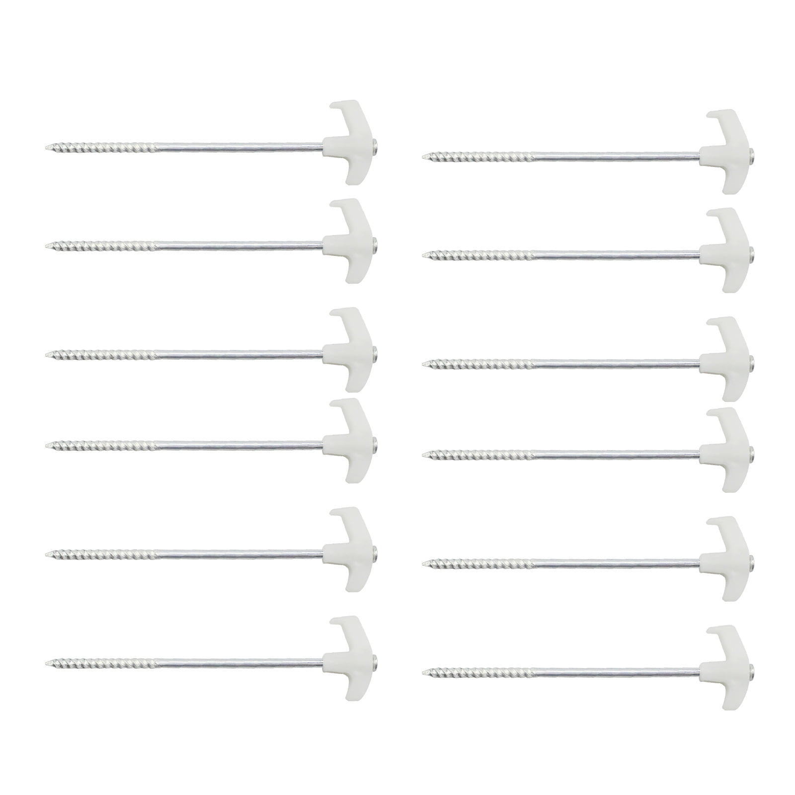 10pack Outdoor Travel Camping Tarps Stakes Ground Stakes Organizers Tent Peg for Toughs Ground Conditions