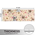 thumbnail image 5 of Kitchen Rugs Sets Of 2,Yorkie with Pioneer Flower Anti Fatigue Kitchen Mat Rugs Non Slip Washable,Decorative Kitchen Floor Mats for Kitchen,Sink,Laundry,17"X47", 5 of 5