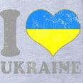 thumbnail image 2 of CafePress - I Love Ukraine Native Ukrai - Cute Infant Baby Football Bodysuit, 2 of 3