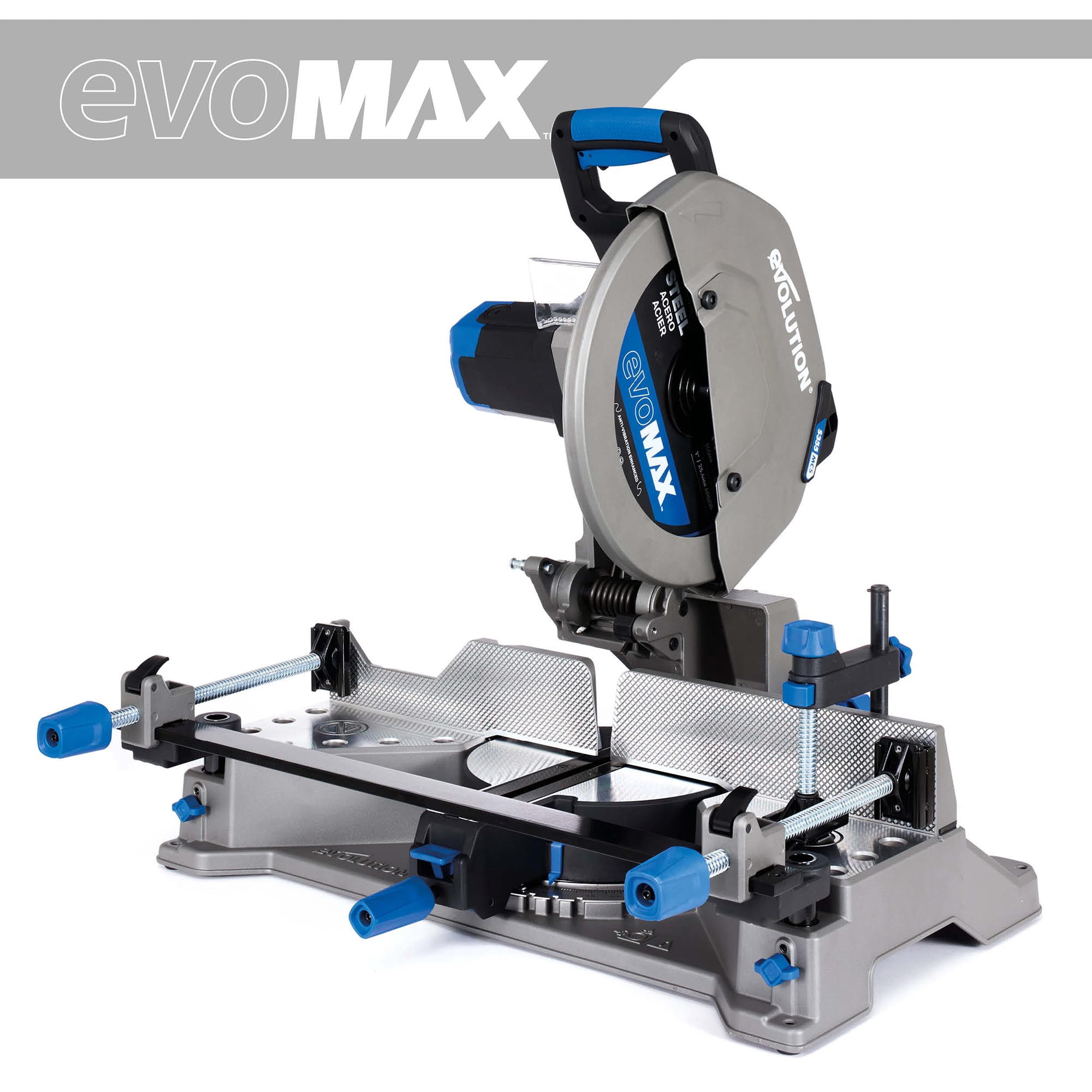 Evolution Power Tools Gen 2 S14Mcs 14 Inch Metal Cutting Mitering Chop Saw With Mild Steel Blade