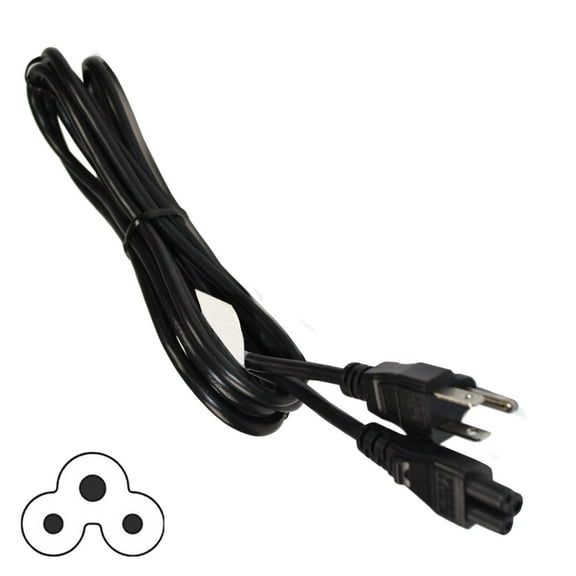 HQRP AC Power Cord for Proview 3200, 468P, 700 HV175, 700P PL716S, HV175, PL482S, PL713S, RX-326 LCD Monitor Mains Cable
