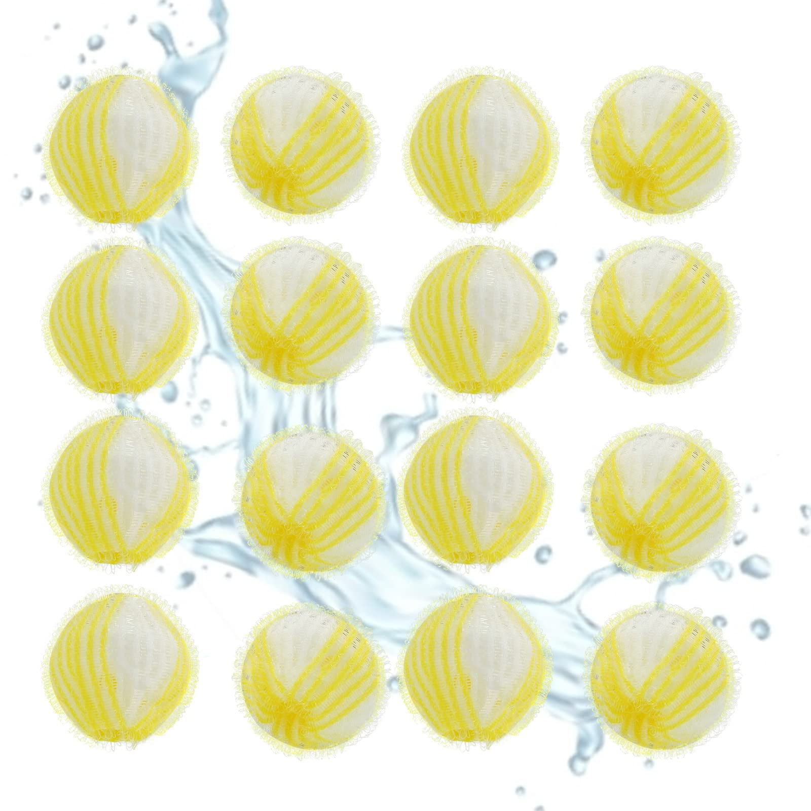 Zexumo Pet Hair Remover for Laundry, 16Pcs Reusable Cat and Dog Hair Catcher for Dryer, Lint