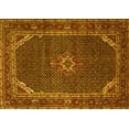 thumbnail image 1 of Ahgly Company Machine Washable Indoor Rectangle Persian Yellow Traditional Area Rugs, 5' x 8', 1 of 4