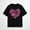 Black-18, variant on Cancer Shirt Women Breast Cancer Awareness Shirts Ribbon Tree T-Shirts Cancer Short Sleeve Tops Black