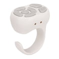 thumbnail image 4 of Control Remoto Anillo de Desplazamiento Bluetooth APP Página Turner Cámara Obturador Remoto Botón Selfie con Estuche de Carga para Teléfono Celular Blanco, 4 of 12
