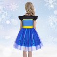 thumbnail image 3 of Disfraz de Princesa HenzWorld Vestido de Tul Azul para Niñas de 7 a 8 Años, 3 of 6