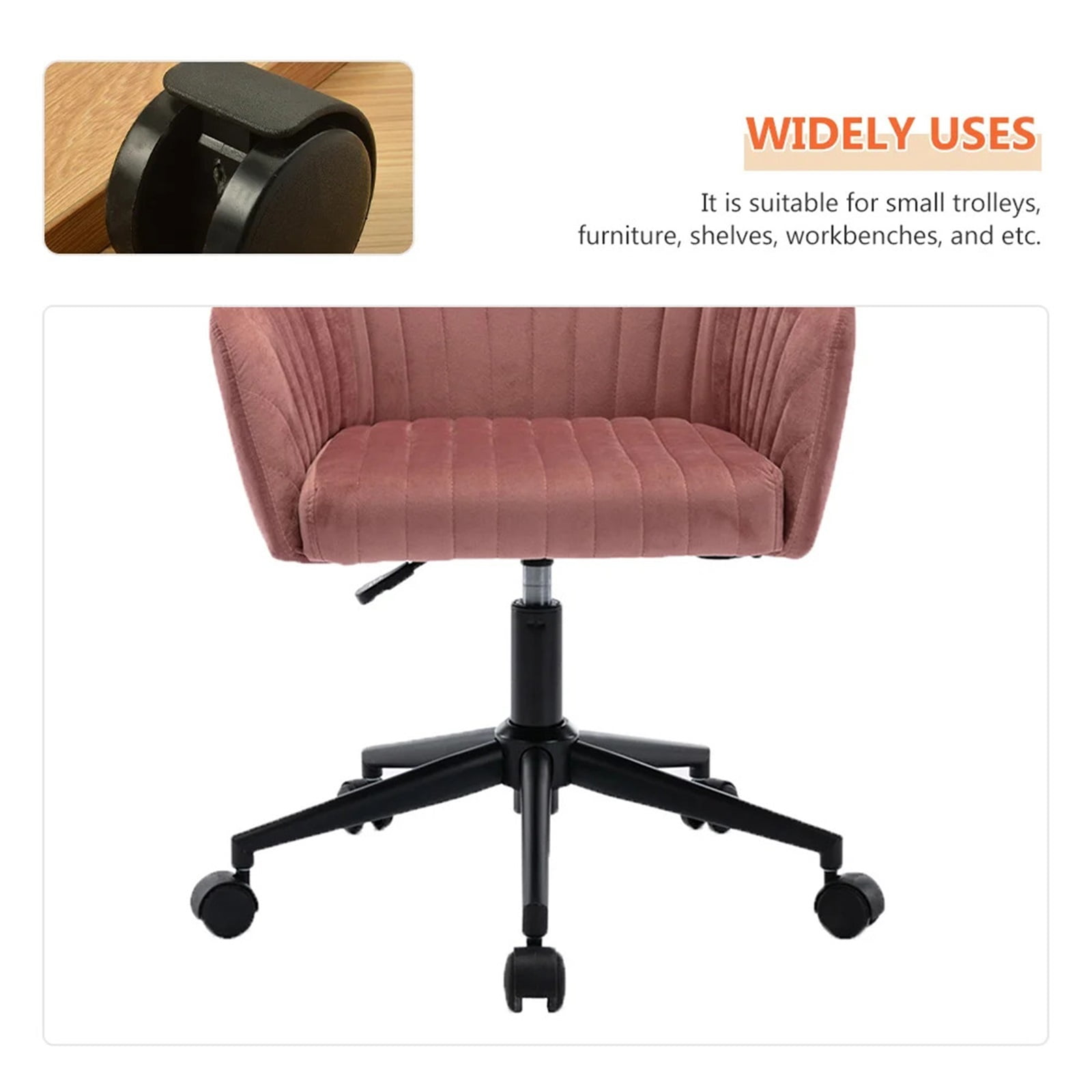 4pcs Caster Wheels M8 Office Chair Wheels Home Furniture Caster Supply Smooth And Wheels For Easy And Quiet Movement ,Reliable