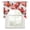 Red, variant on Pink Black Mushroom Kitchen Curtains Swag Valance for Windows/Bathroom/Cafe, Fall Botanical Polka Dots Rod Pocket Drape Panel Swag Curtains Valance for Bedroom/Living Room 56"x36"