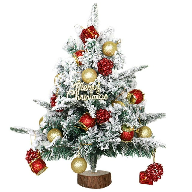 El mini árbol de Nad los apoyos de fiesta de la rojo Sunnimix Árbol de flocado