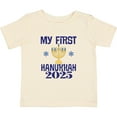 thumbnail image 3 of Inktastic 2025 Babys My 1st Hanukkah Boys or Girls Baby T-Shirt, 3 of 5