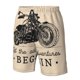 thumbnail image 4 of Balery Let The Adventure Begin Traje de Baño Estilo Hawaiano para Hombre, Shorts de Secado Rápido con Bolsillos-Small, 4 of 6
