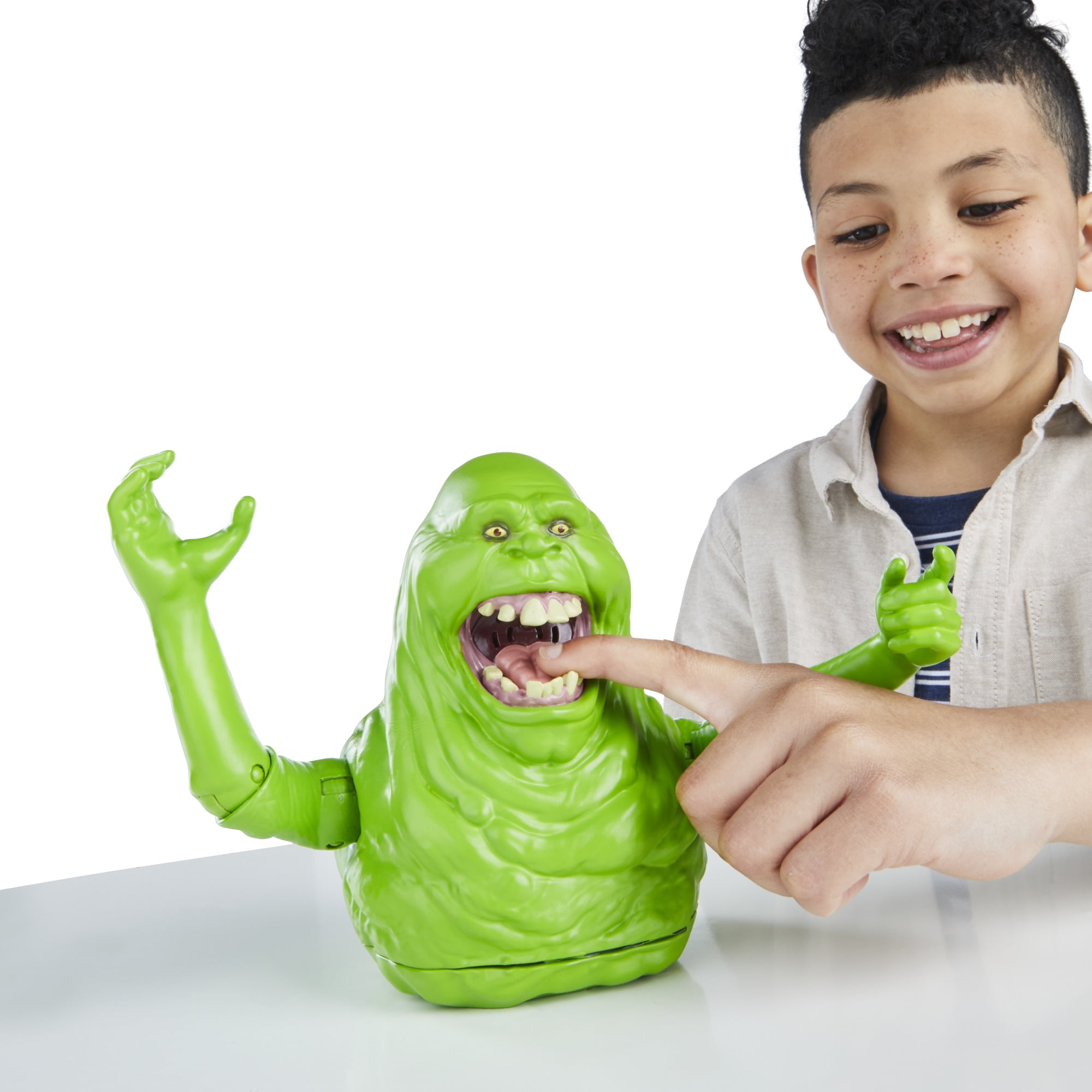 Ghostbusters Squash & Squeeze Slimer Interactive Ghost Toy Ghostbusters Squash & Squeeze Slimer Interactive Ghost Toy