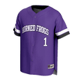 thumbnail image 2 of Unisex GameDay Greats Purple TCU Horned Frogs Lightweight Collegiate Baseball Fashion Jersey, 2 of 3
