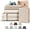 Oat Milk, variant on Eucalyptus Tencel Queen Bed Sheets, 18" Deep Pocket, Cooling, 4PC Set (Bright White)