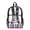 American Flag Eagle Design, variant on Whosucclay Eagle Symbol Design 17 Inch Clear Backpack, Transparent PVC Backpack, Large Capacity Heavy Duty Transparent Backpack for Elementary Middle School