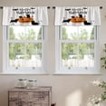 thumbnail image 2 of LALILO Kitchen Curtain Valance Wild Animals Forest Animals Rod Pocket Window Curtain 52"x 18" Set of 2, 2 of 7