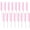 Pink, variant on 16 Pcs Rat Tail Comb Parting Rattail Comb Foiling Steel Pin Fine Tooth Fiber Heat Resistant Teasing Pintail Combs Women(Rose Red)