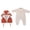 Red, variant on Gqtwoy Reborn Doll Clothes, Warm Hooded Jacket, Two-Piece Outfit, Winter Spring Fashion for 18 Inch Dolls, Cute Bear-Ear Design, Doll Accessory