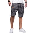 thumbnail image 1 of Lucakuins Pantalones cortos de carga para hombre, pantalones cortos de verano con cordón, ropa de calle con bolsillos Lucakuins moda, 1 of 3