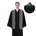 thumbnail image 4 of Logiee Miniature Ship In Bottle Print Unisex Adult Graduation Stole Shawl 72" Long for Academic Commencements Shawl-Flattened, 4 of 7