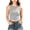 Gray, variant on akafmk Teen Girls Tank Tops Ribbed Knit Crop Tops Slim Crewneck Casual Summer Sleeveless Tops 9-14 Years