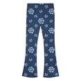 thumbnail image 5 of Spazoro Girls Flare Pants, Floral Print Soft Elastic Waist Flared Leg Stretchy Trendy Casual Bottoms Blue Size 6, 5 of 9