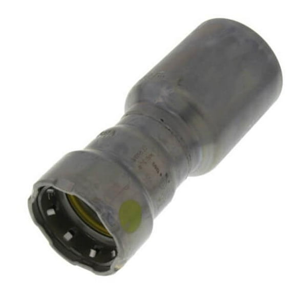 Viega QVG-26006 1 x 0.5 in. Steel Reducer with MegaPressG, Pipe x Press Fitting, Black