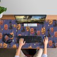 thumbnail image 4 of Long Mouse Pads for Desk,Magical Pumpkin Castle Halloween Pattern Desk Mats on Top Of Desks, Desk Mouse Pad Extra Large with 3mm Non-Slip Base and Stitched Edge for Gaming,Office,Work,Home 47.3x23.6in, 4 of 5