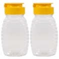 thumbnail image 1 of Miangastore 2 Pcs Bouteilles Compressibles Réutilisables Distributeur de Confiture de Miel Bouteille de Miel pour Maison Restaurant, 1 of 8