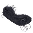 thumbnail image 3 of 100m Round Elastic Band Tag Rope DIY Bracelet Beading Cord Line Accessories Black, 3 of 14