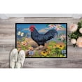 thumbnail image 2 of Carolines Treasures PRS4060MAT Black Rooster Door Mat Indoor Rug or Outdoor Welcome Mat 18x27 Doormat  27"L x 18"W, 2 of 3