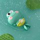 thumbnail image 3 of Juego de juguetes de baño para bebé | Ranas flotantes con mecanismo de relojería, juguetes acuáticos para niños de 6 a 36 meses | Plástico ABS seguro, no requiere pilas | Regalo divertido para la pi, 3 of 5