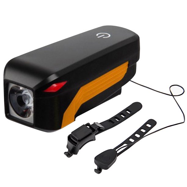 Luz delantera LED Toystoory USB 350lm naranja negro