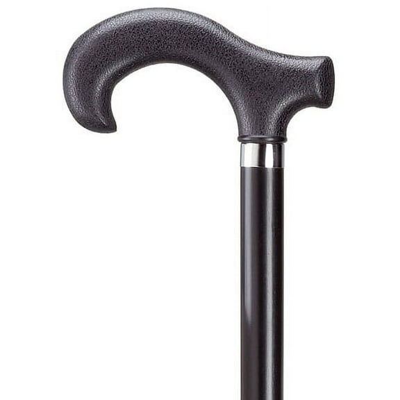 Walking Cane Men Derby Hook Shape Cane Black Ash Shaft