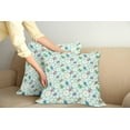 thumbnail image 2 of Ambesonne Cartoon Throw Pillow Cover 2 Pack, Daisies and Ladybugs, 24", Multicolor, 2 of 5