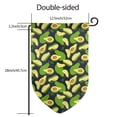 thumbnail image 7 of Wukai Fresh Avocado Print Garden Flag 12.5x18 Inch Double Sided Sun-resistant Rain-resistant, Wrinkle-resistant Colorfast(Only Flag), 7 of 7