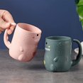 thumbnail image 3 of Taza de baño para cepillo de dientes, vaso para baño, tazas de agua y leche para el hogar, enjuague bucal creativo, taza para hacer gárgaras, 2 uds., 3 of 5