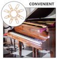 thumbnail image 3 of GOOHOCHY Khaki Wooden Trusses 10Set for Piano Components and Musical Instruments Repair, 3 of 5